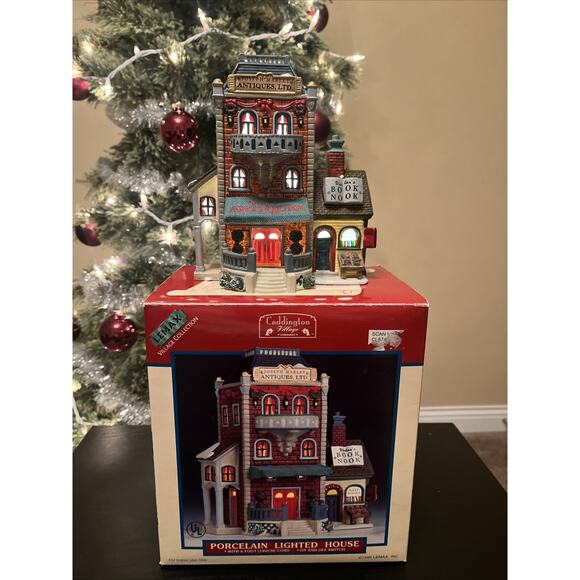 Lemax Other - Lemax Caddington Village Victor’s Book Nook Joseph Marleys Antiques 1999